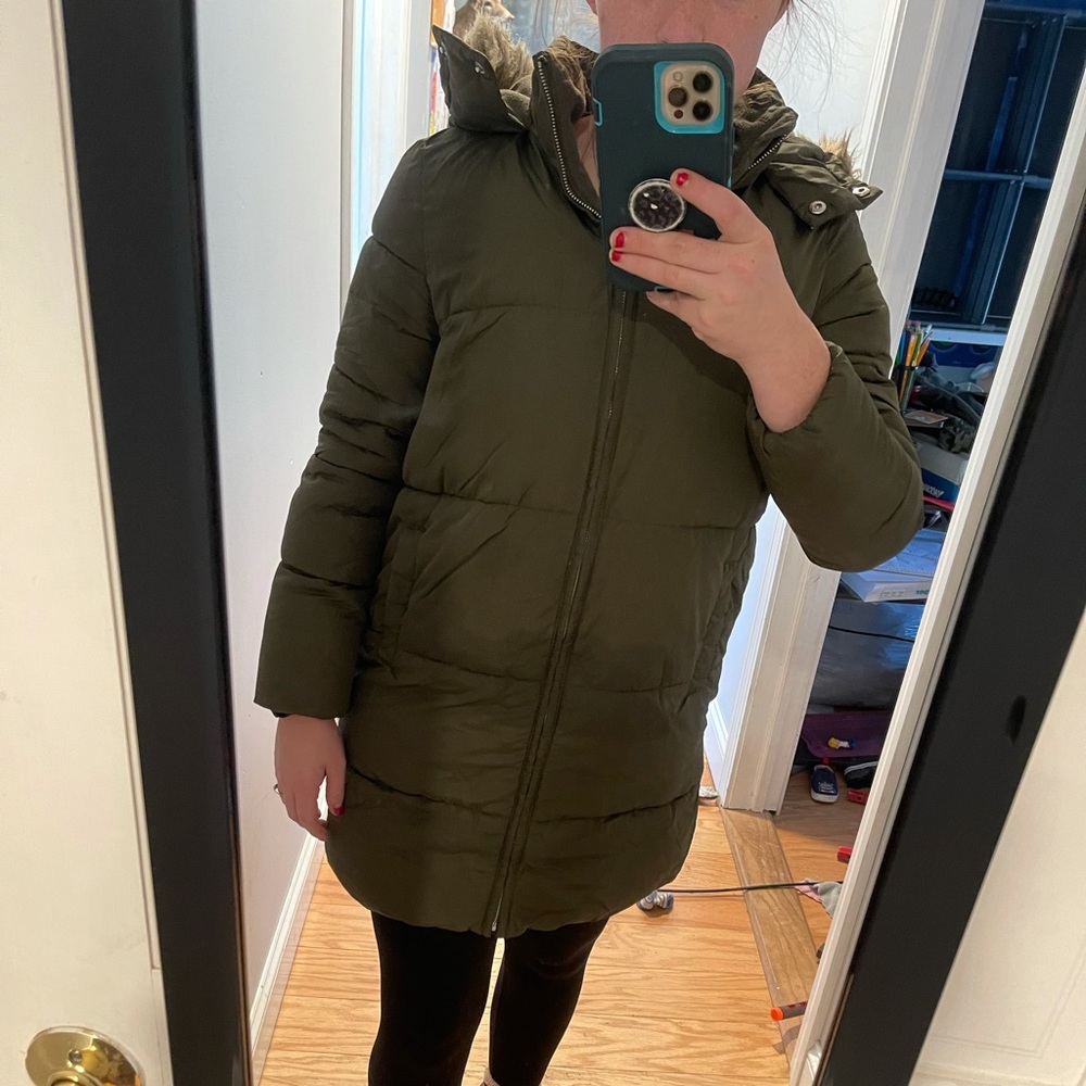 Long puffer jacket - Picture 3 of 4